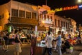 The night market on Friday,Saturday and Sunday is the best part of the Jonker Street, it sells Royalty Free Stock Photo