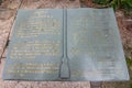 MALACCA, MALAYSIA - JUL 16, 2016: Stone bible of St. Francis Xavier Church in the morning on July 16, 2016 in Malacca, Malaysia.