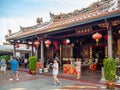 Malacca, Malaysia: Old Cheng Hoon Teng taoist and buddhist Temple with historical architecture, art and paintings