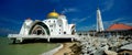 Malacca Straits Mosque Royalty Free Stock Photo