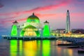 Malacca Straits Mosque Royalty Free Stock Photo