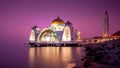 Malacca Straits Mosque Masjid Selat Melaka,