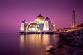 Malacca Straits Mosque Masjid Selat Melaka,