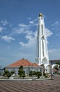 Malacca Straits Mosque, Melaka, Malaysia Royalty Free Stock Photo