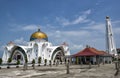 Malacca Straits Mosque, Melaka, Malaysia Royalty Free Stock Photo