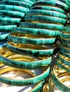 Malachite jewellery Royalty Free Stock Photo