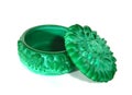 Malachite jewelry box