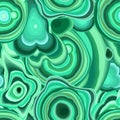 Malachite seamless pattern Royalty Free Stock Photo