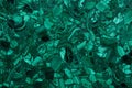 Malachite semi precious stone texture as part of unique interior design. Fantastic semiprecious Italian green stone Royalty Free Stock Photo