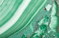 Malachite stone green texture closeup