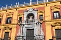 MALAGA, ANDALUCIA/SPAIN - JANUARY 02, 2018 : Baroque Bishop`s Pa Royalty Free Stock Photo