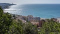 MALAGA, ANDALUCIA/SPAIN - MAY 25 : Skyline View of Malaga and th