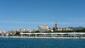 MALAGA, ANDALUCIA/SPAIN - MAY 25 : View of the Malaga Skyline in