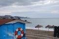 Malaga beach, the malagueta Royalty Free Stock Photo