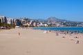 Malaga beach panoram, Spain