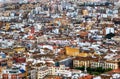 Malaga- panoramic view - Costa del Sol, Andalusia, Spain Royalty Free Stock Photo