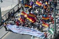 Malaga (Spain), 14 April 2013: Demonstrations against Monarchy in the II Republic Anniversary