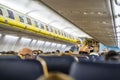 Passengers boarding plane  wearing face masks Royalty Free Stock Photo