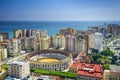 Malaga, Spain Cityscape at Royalty Free Stock Photo