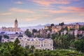 Malaga, Spain Cityscape on the Sea Royalty Free Stock Photo