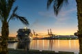 Cruise ship \'Viking Venus\' in port in Malaga