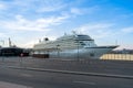 Cruise ship \'Viking Venus\' in port in Malaga, Spain on January 14, 2023