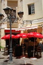 City centre restaurant just off Constitution Square, Malaga, Spain.