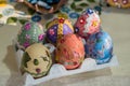 Hand decorated eggs