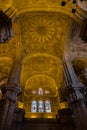 MALAGA/SPAIN - MAY 25 : Interior View of the Cathedral of the In Royalty Free Stock Photo