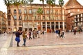 Malaga, Spain - november 2 2025 : plaza de la Constitucion Royalty Free Stock Photo
