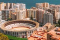 Malaga, Spain. Plaza de Toros de Ronda - bullring. La Malagueta is the bullring. Royalty Free Stock Photo