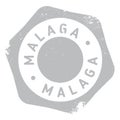 Malaga stamp rubber grunge