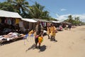 Malagasy peoples on marketplace in Madagascar