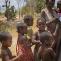 Malagasy smiling children Royalty Free Stock Photo