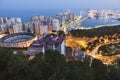 MalaguetaÃÂ´s Bullfighting Ring in Malaga Royalty Free Stock Photo