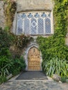Malahide castle front entrance door,Dublin Ireland Royalty Free Stock Photo