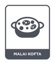 malai kofta icon in trendy design style. malai kofta icon isolated on white background. malai kofta vector icon simple and modern