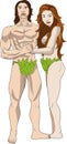 Malakas at si Maganda, part of Ancient Philippine Creation Myth, The FIlipino version of Adam and Eve Royalty Free Stock Photo