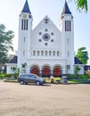 Cathedral of Our Lady of Mount Carmel (Gereja Katedral Santa Perawan Maria dari Gunung Karmel ) is a Roman Catholic. Royalty Free Stock Photo