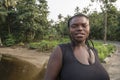 MALANZA/SAO TOME - 2 JAN 2016 - Portrait of African woman