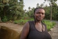 MALANZA/SAO TOME - 2 JAN 2016 - Portrait of African woman