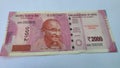 Fake Indian currency of two thousand.