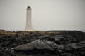 Malarrif lighthouse on the cliff, Iceland