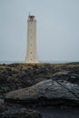 Malarrif lighthouse on the cliff, Iceland