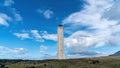 Malarrif Lighthouse on the Snaefelssnes Peninsula in Iceland