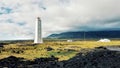 Malarrif white lighthouse at Snaefellsnes island, Iceland