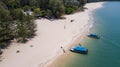 Malasian boats in Tanjung Rhu Beach, Malaysia, Asia