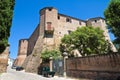 Malatesta rock. Santarcangelo of Romagna. Emilia-Romagna. Italy. Royalty Free Stock Photo
