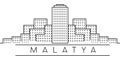 Malatya city outline icon. Elements of Turkey cities illustration icons. Signs, symbols can be used for web, logo, mobile app, UI