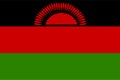 Malawi flag vector. Illustration of Malawi flag